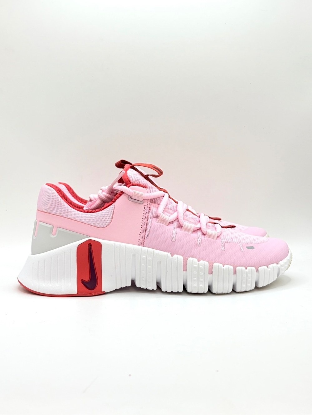 Nike Free Metcon 5 Women's Training Shoes Pink Foam/Dark Team Red Size 8.5